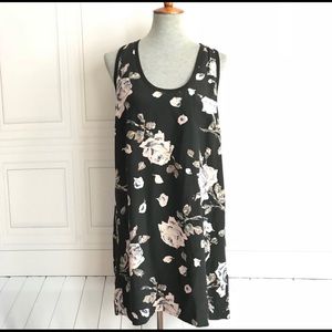 Joie Montreal Romantic Floral Silk Racerback Tank
